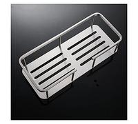 TMMLIJIPL Mensole galleggianti rettangolari da parete, mensole galleggianti da parete, mensole portaoggetti per cucina, bagno, in acciaio inox 304, per riporre oggetti in bagno