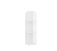 TMMLIJIPL - Scaffale in ferro a forma di arco, scaffale multifunzionale alla moda per giornali in casa e ufficio, 3025115 cm, librerie (colore piccolo) (colore piccolo)