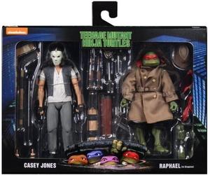 TMNT 1990 Ninja Turtles Movie Casey Jones And Raphael In Disguise 2-pack Neca