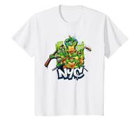 TMNT Adolescente Mutante Ninja Turtles Strada NYC Classico:Fumetto: Maglietta