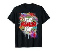 TMNT Classic Retro Megamix Go Ninja Turtles Graff Urban Art Maglietta