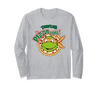TMNT Heroes - Mezzo Guscio Michelangelo Pizza Turtles Time Pose Maglia a Manica