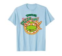 TMNT Heroes - Mezzo Guscio Michelangelo Pizza Turtles Time Pose Maglietta