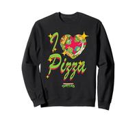 TMNT I Heart Pizza Retro Turtle Love Classic 90's Cartoon Felpa