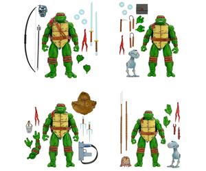 TMNT Leonardo Michelangelo Raphael Donatello Mirage Comics Action Figures Neca