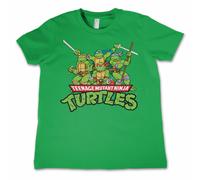 TMNT Licensed T-Shirt Unisex Bambini Navy 100% Cotone 3-12 Anni