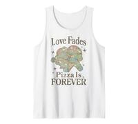 TMNT Love Fades Pizza is Forever Heart Cartoon Canotta