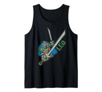 TMNT, modello classico retrò Megamix Shadow Ninja Turtles Leo Urban Canotta