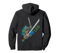 TMNT, modello classico retrò Megamix Shadow Ninja Turtles Leo Urban Felpa con Cappuccio