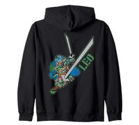 TMNT, modello classico retrò Megamix Shadow Ninja Turtles Leo Urban Felpa con Cappuccio