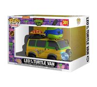 TMNT Mutant Mayhem Leonardo in Turtle Van Pop esclusivo per gli Stati Uniti Gir
