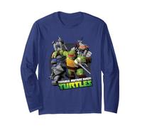 TMNT Ninja Group Shot Raffaello Maglia a Manica