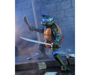 TMNT - Ninja Turtles Cartoon VHS - Leonardo Ultimate Action Figure Neca