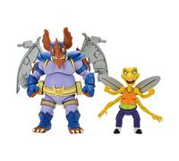NECA- TMNT Cartoon WINGNUT/SCREWLOOSE 2-Pack Statue, Multicolore, 81892