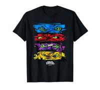 TMNT out of The Shadows Group Stacked Masks Maglietta