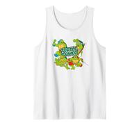 TMNT Retro Comic Heroes Half Shell Turtle Power Pose Canotta