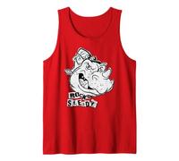 TMNT Rock Steady Sketch Punk Letters 90's Cartoon Canotta