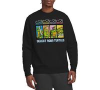 TMNT Select Your Turtles Felpa Unisex, Nero, S