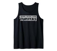 TMNT Tartarughe Ninja Classico Logo Retro Cartoon Canotta