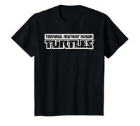 TMNT Tartarughe Ninja Classico Logo Retro Cartoon Maglietta