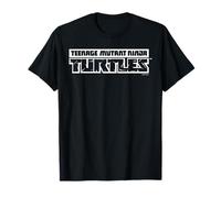 TMNT Tartarughe Ninja Classico Logo Retro Cartoon Maglietta