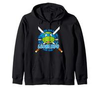 TMNT Tartarughe Ninja Leonardo 80s Pose Classic Felpa con Cappuccio