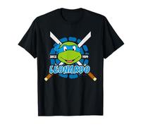 TMNT Tartarughe Ninja Leonardo 80s Pose Classic Maglietta