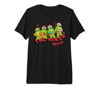 TMNT, Tartarughe Ninja per Le Vacanze Natalizie, Stile retrò Maglietta Premium