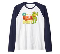 TMNT Teenage Mutant Ninja Turtles Pizza G ieta Classica Maglia con Maniche Raglan