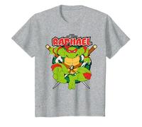 TMNT Teenage Mutant Ninja Turtles Raffaello Cool Classic Crude Maglietta