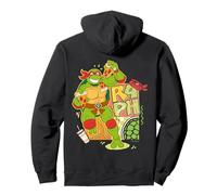 TMNT Teenage Mutant Ninja Turtles Raphael 80's Lover Pizza Felpa con Cappuccio