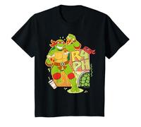 TMNT Teenage Mutant Ninja Turtles Raphael Amante della Pizza Anni '80 Maglietta