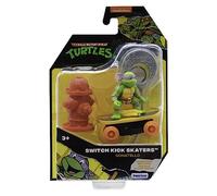 TMNT Tortuga Ninja Adolescente Mutante | TMNT Tortuga Ninja Donatello | Switch Kick Skaters | Figura da Skater da 7 cm, Edizione Classica | Giocattoli e Regali per Bambini dai 3 Anni in Su