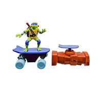 TMNT Tortugas Ninja Adolescente Mutante|Leonardo Tartaruga Ninja TMNT Mayhem Mutante con Half Pipe Telecomandato | Edizione Film Caos Mutante | Giocattoli e Regali per Bambini dai 5 Anni in Su