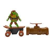 TMNT Tortugas Ninja Adolescente Mutante|Raphael Tartaruga Ninja TMNT Mayhem Mutante con Half Pipe Telecomandato | Edizione Film Caos Mutante | Giocattoli e Regali per Bambini dai 5 Anni in Su