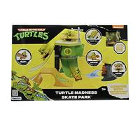 TMNT Tortugas Ninja Adolescente Mutante | TMNT Parco Skate TMNT Mutant Mayhem Turtle Madness, 18 Pezzi | Tartarughe Ninja Michelangelo | Giochi e Regali per Bambini dai 3 Anni in su