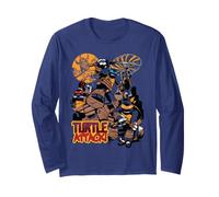 TMNT Turtle Attack! Ninja Colpo di Gruppo Maglia a Manica