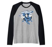 TMNT Turtle Power Casey Jones Baseball Ninja Pose TV Classic Maglia con Maniche Raglan
