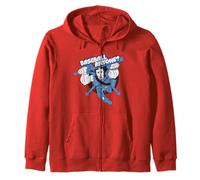 TMNT Turtle Power Casey Jones Baseball Ninja Pose TV Classica Felpa con Cappuccio