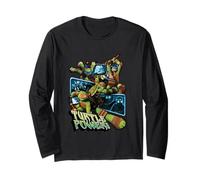 TMNT Turtle Power Colpo di Gruppo Maglia a Manica