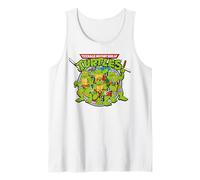 TMNT Turtle Power - Logo Teenage Mutant Ninja Anni '80, Stile retrò Canotta