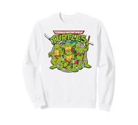 TMNT Turtle Power - Logo Teenage Mutant Ninja Anni '80, Stile retrò Felpa