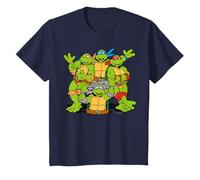 TMNT Turtle Power - Migliori Amici, Happy Pose, Cartone Animato, TV Classica Maglietta