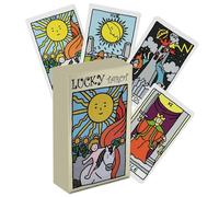 TMRBBesty Tarocchi Adatti Ai Principianti,Classici Tarocchi,Tarocchi con Guida,Mazzo di Tarocchi,Tarocchi Carte,Divinazione Tarocchi Tradizionali Tavolo,Per Carte da Gioco Festa,Lucky tarot