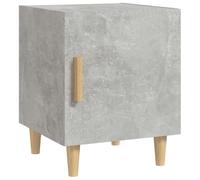 Tmriohed Comodino grigio cemento con anta, 40 x 40 x 50 cm | Cassettiera compatta per camera da letto. Offre spazio chiuso dietro la porta e un ripiano stabile.