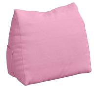 Tmriohed Cuscino per la schiena, rosa, 60 x 20 x 50 cm, cuscino a cuneo per | Morbido cuscino imbottito con rivestimento rimovibile per soggiorno e camera da letto. Supporto compatto durante la lettura