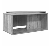 Tmriohed Set di 2 tavolini da caffè grigio Sonoma in legno | Questo set di 2 tavolini minimalisti in moderno grigio sonoma abbellisce il vostro soggiorno in un batter d'occhio.