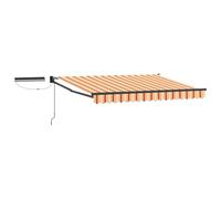 Tmriohed Tenda da sole estensibile con solare e telecomando, multicolore | Ideale per terrazze, balconi e piscine. Il telaio in alluminio garantisce stabilità, mentre il pannello solare consente di