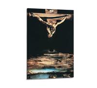 TMRL Poster con stampa di Salvador Dalì Pittore "Cristo di San Giovanni della Croce" Poster su tela da parete con album musicali e film, pittura decorativa per soggiorno e camera da letto, 20 x 30 cm