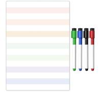 TMS Calendario mensile magnetico, planner settimanale e agenda giornaliera per la gestione della scuola, della casa e dell'ufficio, un modo divertente e colorato per tenere traccia delle faccende, dei